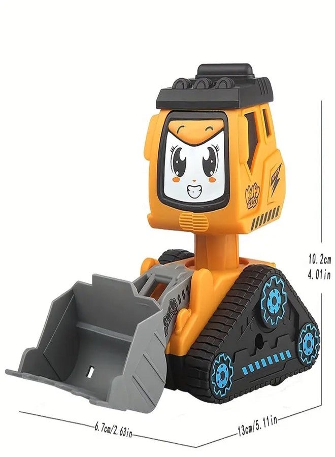 Jack Royal Press n Go Children Toys Construction Vehicles Pack of 2 | Constriction Toys for 3 Year Old Boy | Miniature Excavator for Kids - Image 2
